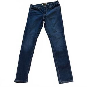 Levi's Women's 711 Skinny Jeans Size 29 waist 30 length Dark Wash Western